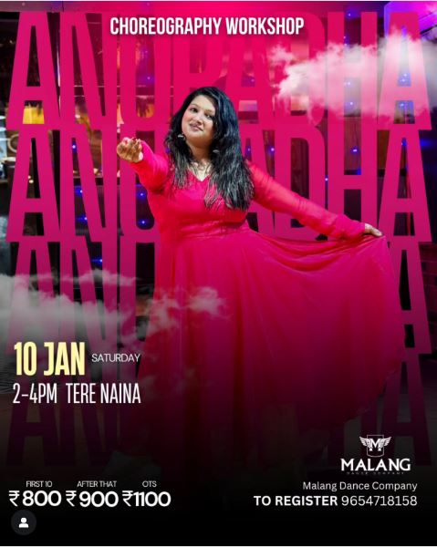 workshop by Anuradha (Tere Naina)